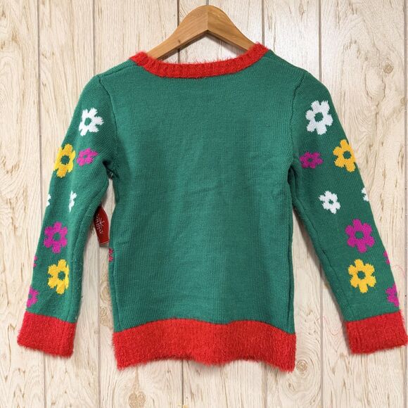 Holiday Time Crewneck Santa Ugly Sweater M - Picture 4 of 5